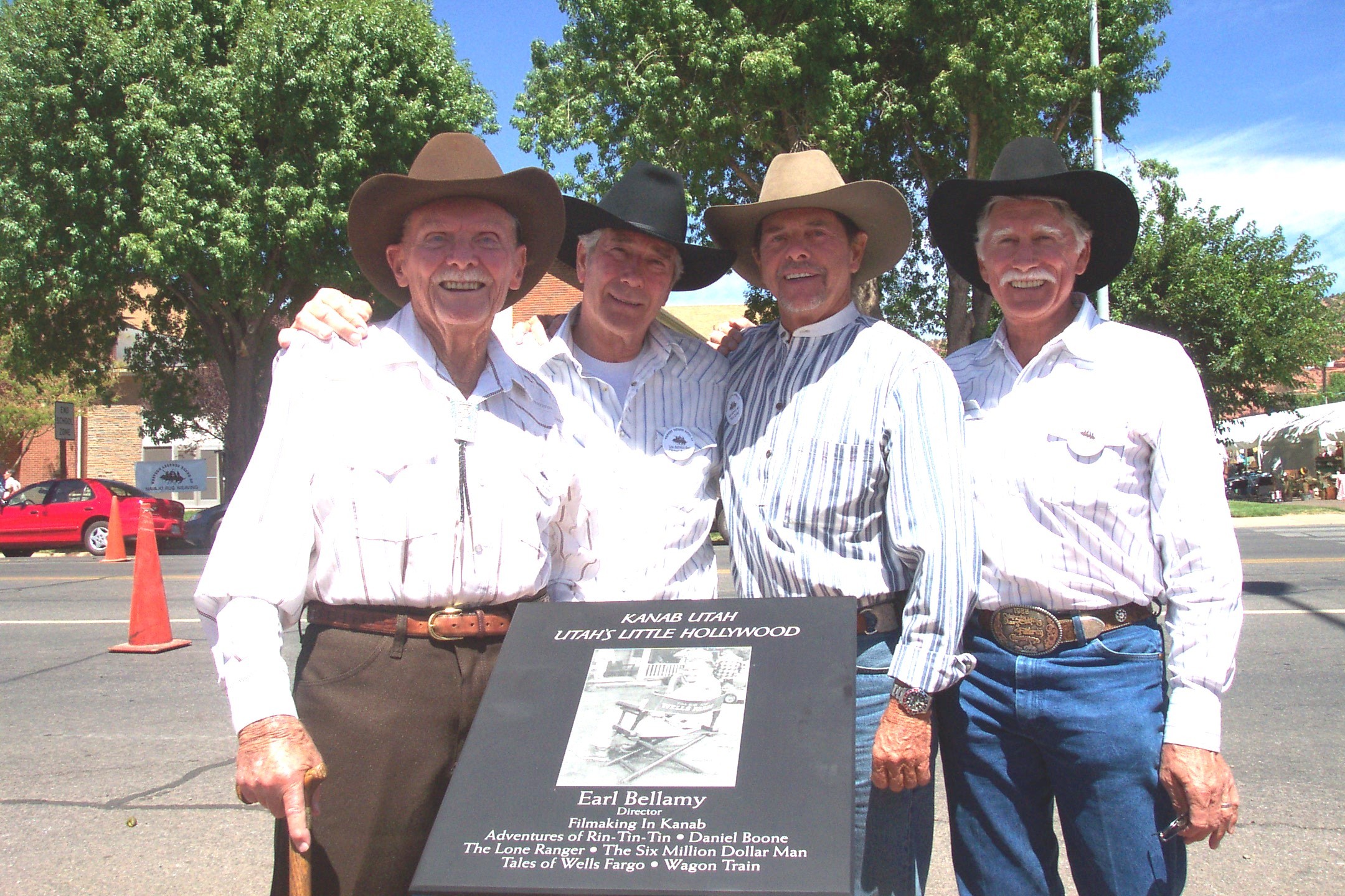 Earl Bellamy, Bob Fuller, Peter Brown and Alex Cord
