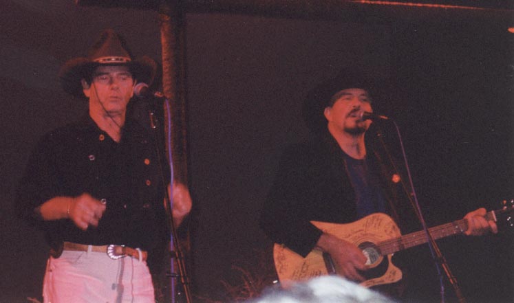 Peter Brown singing with Mike Moroff