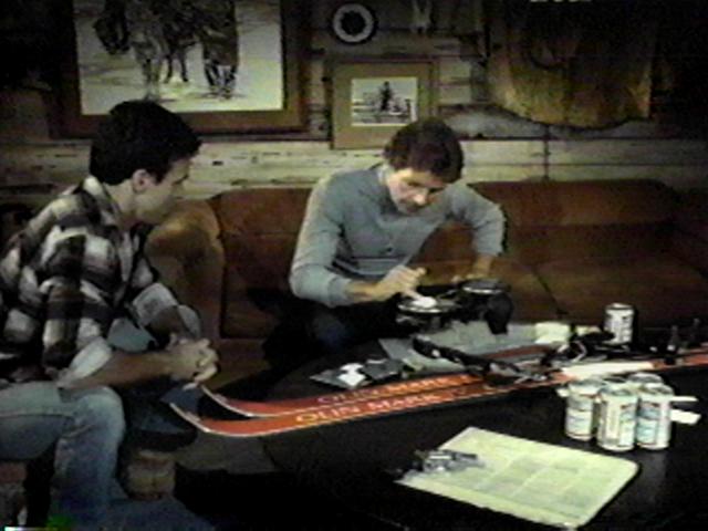 Danny checks out the drugs