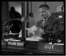 Jack Warden as Master Sgt Rosen