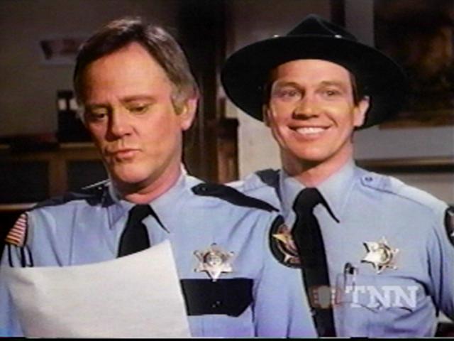 DICK SARGENT as Sheriff Grady Byrd; SONNY SHROYER as Dep. Enos Strate