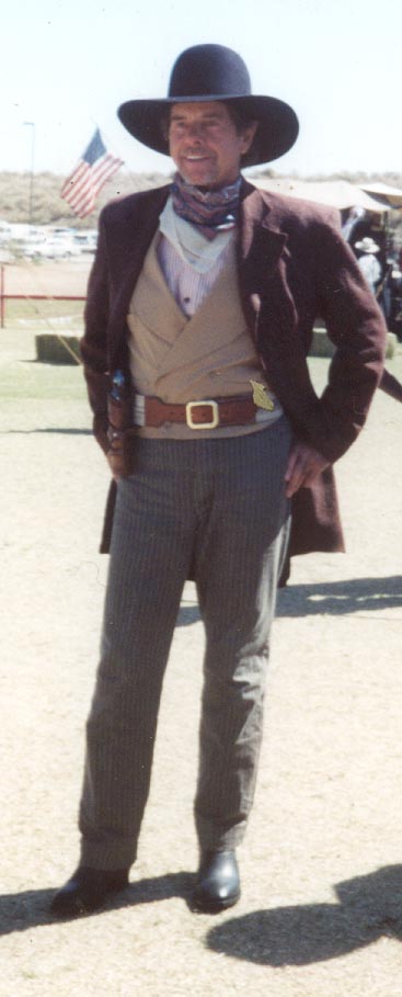 Peter Brown in period costume