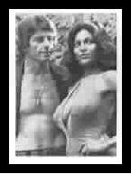 Peter Brown and Pam Grier press kit shot for Foxy Brown