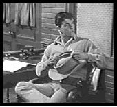 Johnny in the office