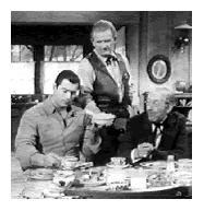 Cheyenne and Doc dining with the Sheriff