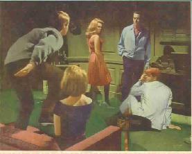Lobby card from Kitten with a Whip.  Peter's wearing the cap.