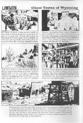 Inside cover Lawman comic no. 10