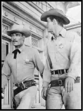 John Russell and Peter Brown patrolling the streets of Laredo