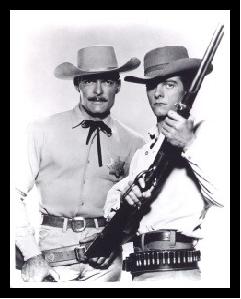 John Russell and Peter Brown in Lawman
