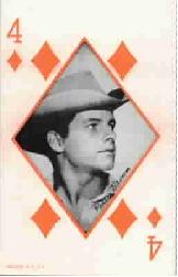 Peter Brown 4 of diamonds Lawman arcade card