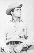 Peter Brown b/w Lawman arcade card