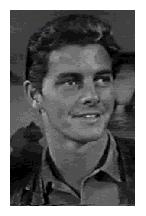 Peter Brown grinning as Ross Andrews