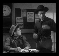 Peter Brown with James Garner in Maverick episode Point Blank