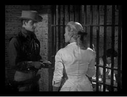 Peter Brown as deputy opening Maverick's cell