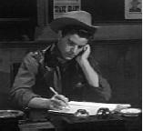 Deputy Chris does his paperwork