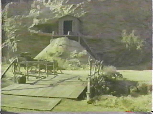 The mine in disrepair