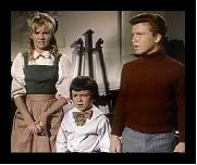 The Carey children, Nancy, Peter and Gilley (Gilbert)