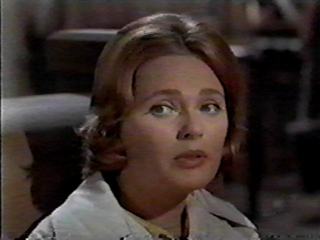 Ulla Jacobsson as the girl on the train