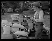Charlie loads supplies and finds ways to keep Barny out of the sugar