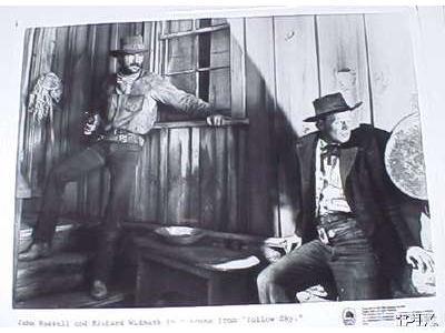 John Russell and Richard Widmark