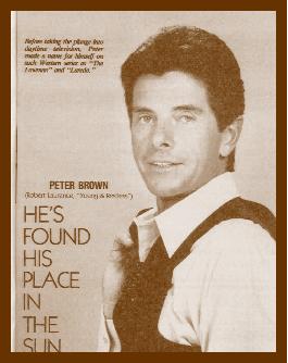 Peter Brown in The Young and the Restless